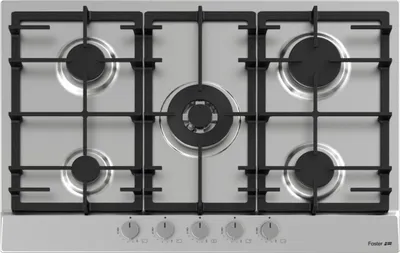 Immagine prodotto di Foster 7015 032 piano cottura Acciaio spazzolato Da incasso 75 cm Gas 5 Fornelli