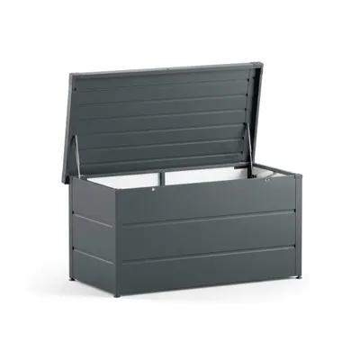 Produktbild von Steinau Basic Gartenbox Typ 1620 Anthrazitgrau 0,8 m³ | 1.660x872x725 mm | Regenwasserdicht