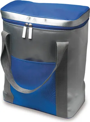 Produktbild von Kühltasche Exeter | 36 x 28,5 x 16,5 cm - Farbe: Silver/Royal Blue - Größe: 36 x 28,5 x 16,5 cm