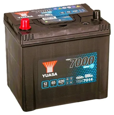 Produktbild von YUASA YBX7000 Starterbatterie 12V 65Ah 620A/EN D23 Batterie