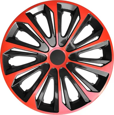 Immagine prodotto di Copricerchi 15" Rosso e Nero 4 pezzi