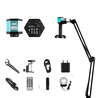 Obrázek produktu pro digitální mikroskop 4K, zvětšení 150x, nastavitelné osvětlení LED, jeden 4K HDMI Type-C150X