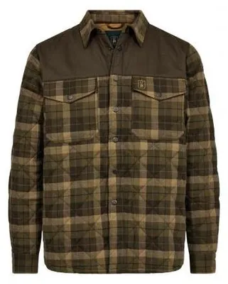 Produktbild von Deerhunter Youth Elbert Gefütterte Hemdjacke Kinder (Brown Check) Größe 140