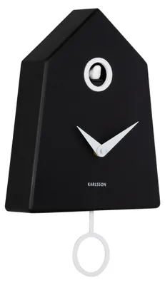 Produktbild von WANDUHR Grafico Cuckoo - Schwarz - 7,4/21,5/35,5 cm