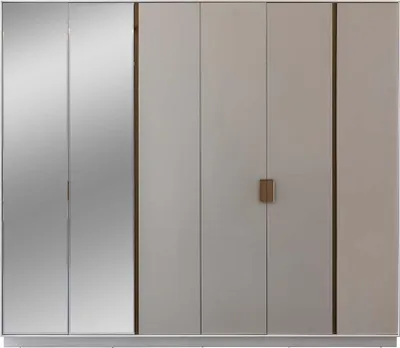 Immagine prodotto di Armadio grigio chiaro Armadi di design per la camera da letto Mobili in legno