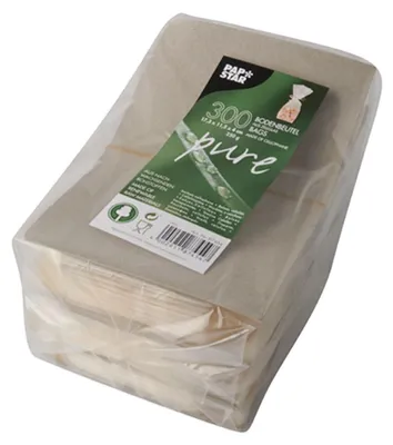 Produktbild von Papstar Bodenbeutel transparent pure