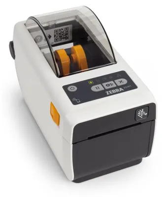 Produktbild von Zebra ZD411 Thermodirekt Etikettendrucker 203dpi USB BT Ethernet weiß