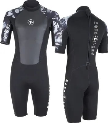 Produktbild von AquaLung Hydroflex Herren Shorty schwarz-weiß, Größe:S