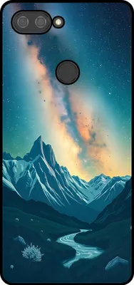 Obrázok produktu pre Smartphonica Puzdro na telefón vhodné pre Xiaomi Mi 8 Lite s potlačou hviezdnej oblohy - TPU zadný kryt s vesmírnym a mliečnym dizajnom