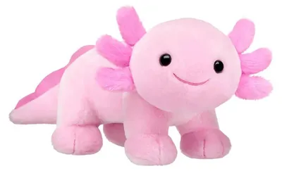 Produktbild von Axolotl Plüschtier 25cm Rosa Kuscheltier Stofftier Puppe Kinder Erwachsene Geschenk Spielzeug Dekoration