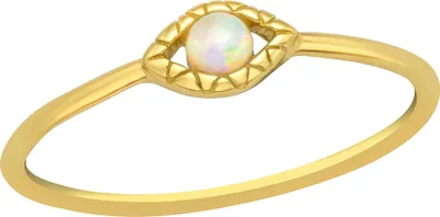Produktbild von Goldener Ring mit Opal Auge 52 (16.5 mm Ø)