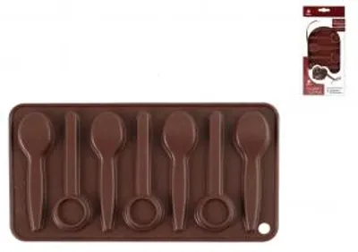 Produktbild von Silikonform für 7 Pralinen, Schokoladenform