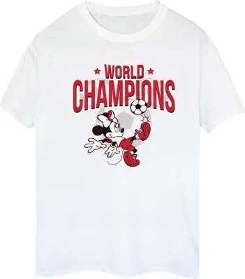 Produktbild von Disney - "World Champions" T-Shirt für Damen BI38638 (S) (Weiß)