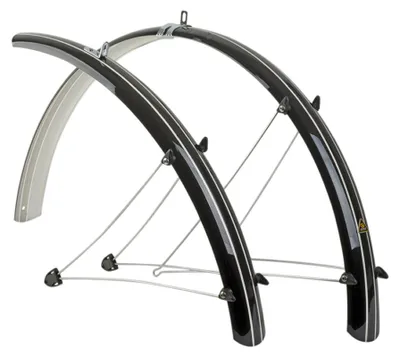 Produktbild von Radschutz Satz Author 28 Zoll Fahrrad Schutzblech Set Kunststoff schwarz 45mm