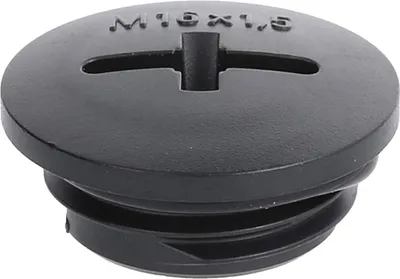 Immagine prodotto di Tappo cieco WISKA M16x1,5 KBR-M16 rotondo con intaglio a croce incl. O-ring poliammide (PA) lunghezza filettatura 6,0 mm - 1 pezzo