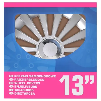 Obrázek produktu pro Sada krytů kol Meridian 13 palců 4 kusy ve vitrínce
