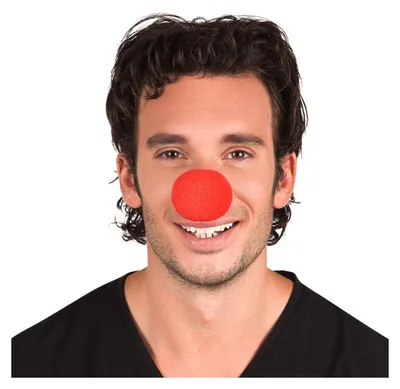 Produktbild von Clownnase, rot (12 Stück im Beutel)