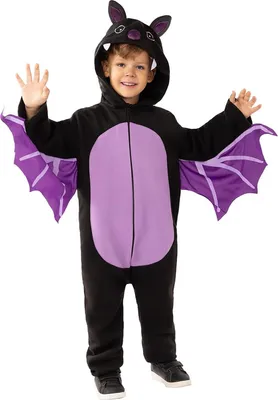 Produktbild von Funidelia  Fledermaus Kostüm für Jungen & Mädchen Tiere, Halloween - Kostüme für Kinder & Verkleidung für Partys, Karneval & Halloween - Größe 3-4 Jahre - Schwarz