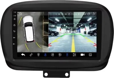 Obrázek produktu pro Autorádio s Bluetooth a kamerou – CarPlay – Pro Fiat 500X (2014–2020) – Kompatibilní s Apple a Android – Stereo systém – Navigace – Navigační systém
