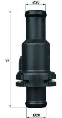 Image de Thermostat Mahle pour Audi Seat Skoda VW