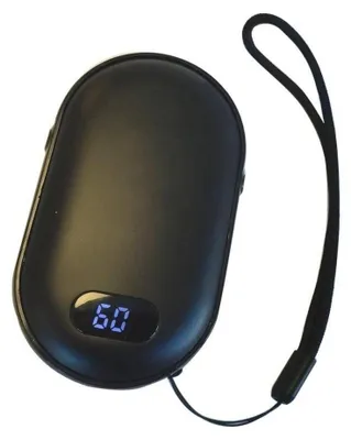 Zdjęcie produktu dla Ogrzewacz do rąk z powerbankiem 2400 mAh, USB-C, 58 x 102 mm – 45–60°C – przenośny i z możliwością ładowania – Beast