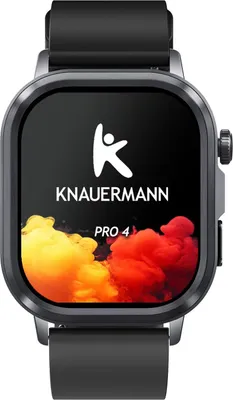 PRO 4: Elegante Smartwatch in Schwarz 2026