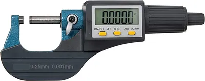 Obrázek produktu pro Digitální profesionální mikrometr s pouzdrem, rozsah 0-25mm