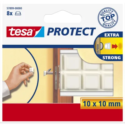 Imagen del producto de tesa Protect, almohadilla de protección, cuadrada, 10 x 10 mm, blanca