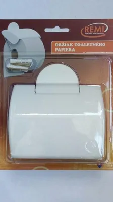 Obrázek produktu pro držák WC papíru s klapkou,bílý,REMI_EXTPLASTIMEX
