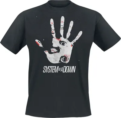 Produktbild von System Of A Down T-Shirt Herren Hand Eye schwarz M