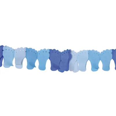 Immagine prodotto di Piedi di ghirlanda di carta blu