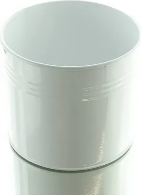 Produktbild von nature trends Dose Weiß rund Ø 15 cm - Metall
