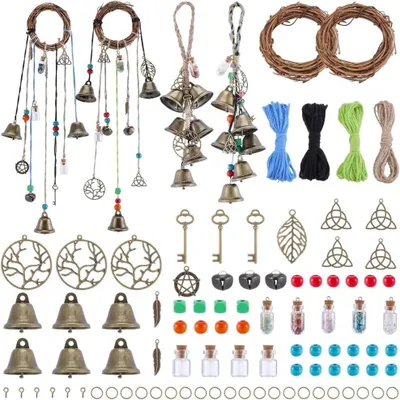 Imagen del producto de Solidchoice - Kit para crear un reloj de bruja (DIY) - Decoración bohemia vintage para el hogar