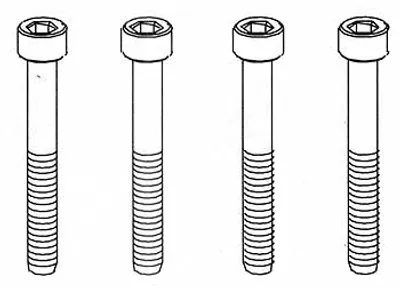 Produktbild von Robitronic M3x25mm Zylinderkopfschraube (4 Stk)