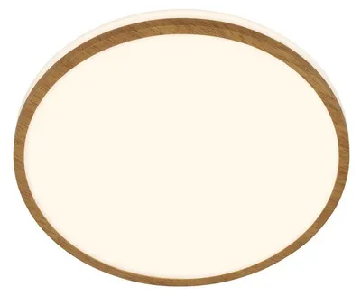 Image de Briloner ACORUS W Plafonnier salle de bain LED, protection contre les éclaboussures, lumière blanche chaude, Ø28 x 7 cm