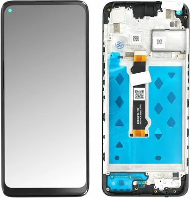 Produktbild von Original LCD Display Bildschirm Touchscreen Rahmen Schwarz für Motorola Moto G9 Power XT2091 & Werkzeug