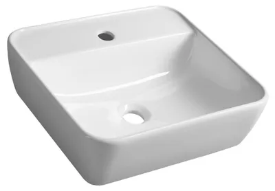 Produktbild von TUJE Keramik-Waschbecken 46x42cm, weiss