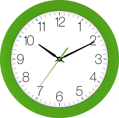 Obrázok produktu pre EUROTIME Rádiom riadené nástenné hodiny zelené