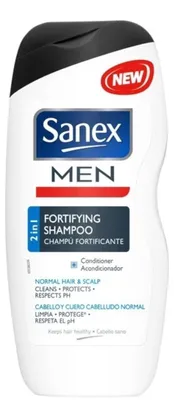 Produktbild von Sanex Men 2 in 1 Fortifying Shampoo 250 ml