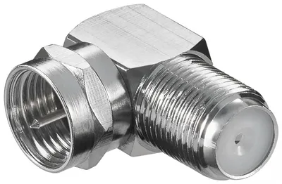 Image de Adaptateur coudé F mâle vers F femelle