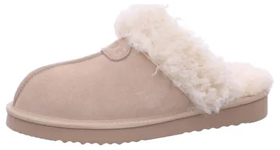 Produktbild von Hausschuh für Damen, in der Farbe Beige, Größe 42, für ein warmes Tragegefühl