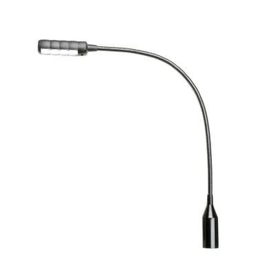 Produktbild von Adam Hall LED Schwanenhalsleuchte 1 ULTRA XLR 3, 300 mm, XLR, kaltweiß, 4 COB-LEDs