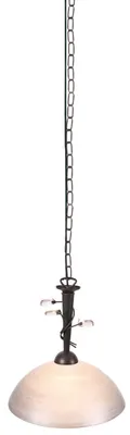 Image de Näve 770523 Suspension en verre ; Couleur : marron / blanc