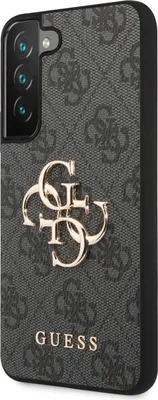 Obrázok produktu pre Guess tvrdé púzdro pre Samsung Galaxy S23 sivé 4G s veľkým kovovým logom (GUHCS23S4GMGGR)