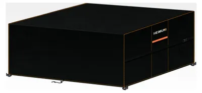 Produktbild von Wasserdichte Abdeckung für Gartenmöbel, winterfest, 420D Oxford-Gewebe, Abdeckplane für Gartentische und Terrassenmöbel, 230x180x80cm