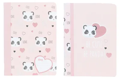 Zdjęcie produktu dla Zeszyt A4 48k linia Cute Panda mix pakiet 5 sztuk