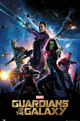 Produktbild von Guardians of the Galaxy Poster Hauptplakat / One Sheet 61 x 91,5 cm