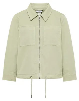 Produktbild von CECIL GmbH – Damen – Blouson 3/4-Arm Jacke mit Brusttaschen und Zipper raw matcha lime – Art. B213096
