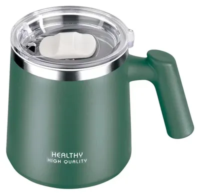 Isolierter Kaffeebecher 450 ml, Edelstahl, auslaufsicher, spülmaschinengeeignet