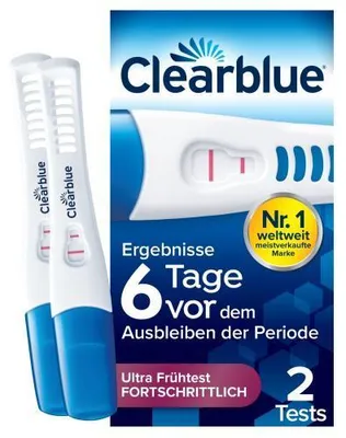 Immagine prodotto di Test di gravidanza Clearblue, 6 giorni prima, 2 ormoni, 2 pezzi